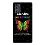 Personalized Grandma Kid Butterflys Phone Case Printed 3N 0804