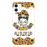 Personalized Grandma Kid Sunflower Phone Case Printed T3Q 0804