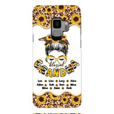 Personalized Grandma Kid Sunflower Phone Case Printed T3Q 0804