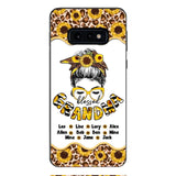 Personalized Grandma Kid Sunflower Phone Case Printed T3Q 0804