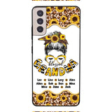 Personalized Grandma Kid Sunflower Phone Case Printed T3Q 0804