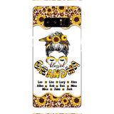 Personalized Grandma Kid Sunflower Phone Case Printed T3Q 0804