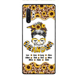 Personalized Grandma Kid Sunflower Phone Case Printed T3Q 0804