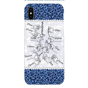 Personalized Grandma Kid Phone Case Printed 22APR-HC12