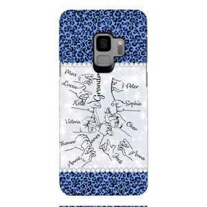 Personalized Grandma Kid Phone Case Printed 22APR-HC12