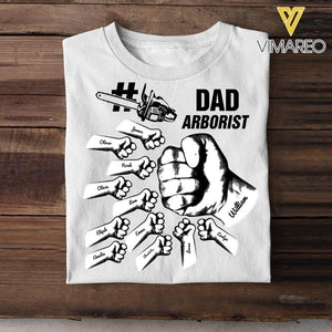 PERSONALIZED ARBORIST DAD TSHIRT 3T 1304