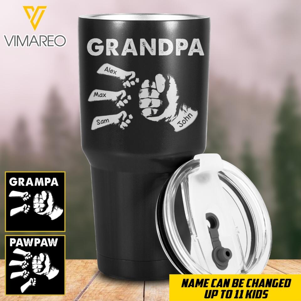 Personalized Grandpa Tumbler Printed 22APR-MQ13