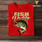 Personalized Fish Daddy Tshirt Printed QTMQ1404