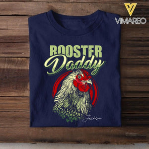 Personalized Rooster Daddy Tshirt Printed QTMQ1404