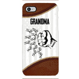 PERSONALIZED GRANDMA WITH KID NAME PHONECASE QTTN1404