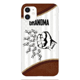 PERSONALIZED GRANDMA WITH KID NAME PHONECASE QTTN1404