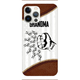 PERSONALIZED GRANDMA WITH KID NAME PHONECASE QTTN1404