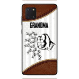 PERSONALIZED GRANDMA WITH KID NAME PHONECASE QTTN1404