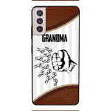 PERSONALIZED GRANDMA WITH KID NAME PHONECASE QTTN1404