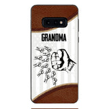 PERSONALIZED GRANDMA WITH KID NAME PHONECASE QTTN1404