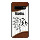 PERSONALIZED GRANDMA WITH KID NAME PHONECASE QTTN1404