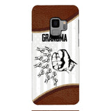 PERSONALIZED GRANDMA WITH KID NAME PHONECASE QTTN1404