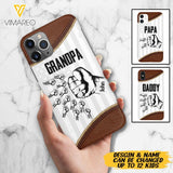 PERSONALIZED GRANDMA WITH KID NAME PHONECASE QTTN1404