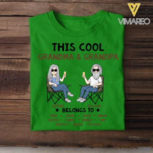 Personalized This Cool Grandma & Grandpa Beer Tshirt Printed 22APR-HC14