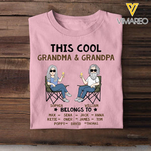 Personalized This Cool Grandma & Grandpa Beer Tshirt Printed 22APR-HC14