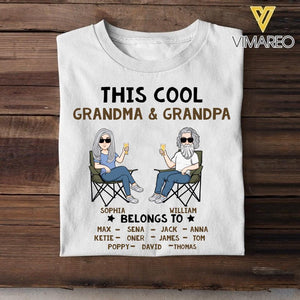 Personalized This Cool Grandma & Grandpa Beer Tshirt Printed 22APR-HC14