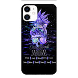 Personalized Mom Skull Phone Case Printed 3N 1504