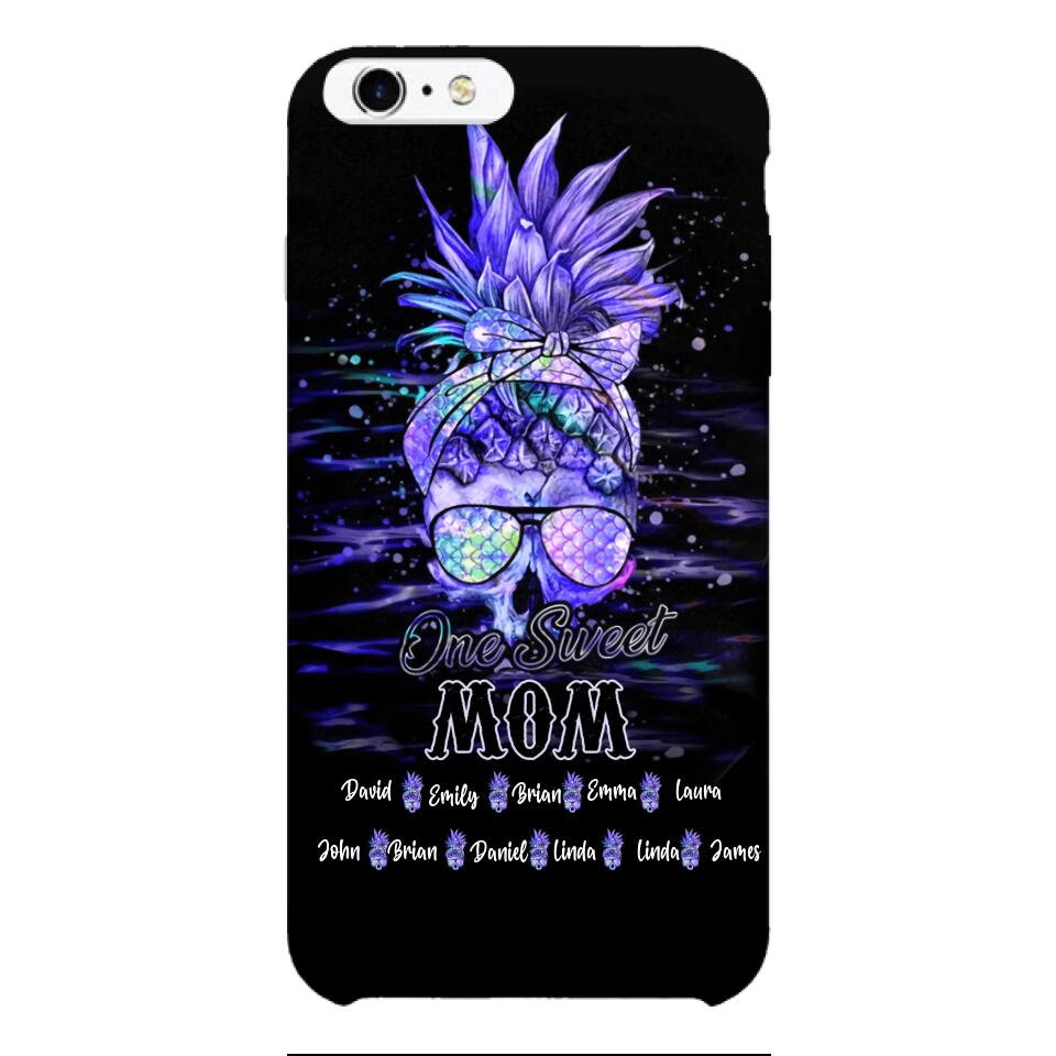 Personalized Mom Skull Phone Case Printed 3N 1504