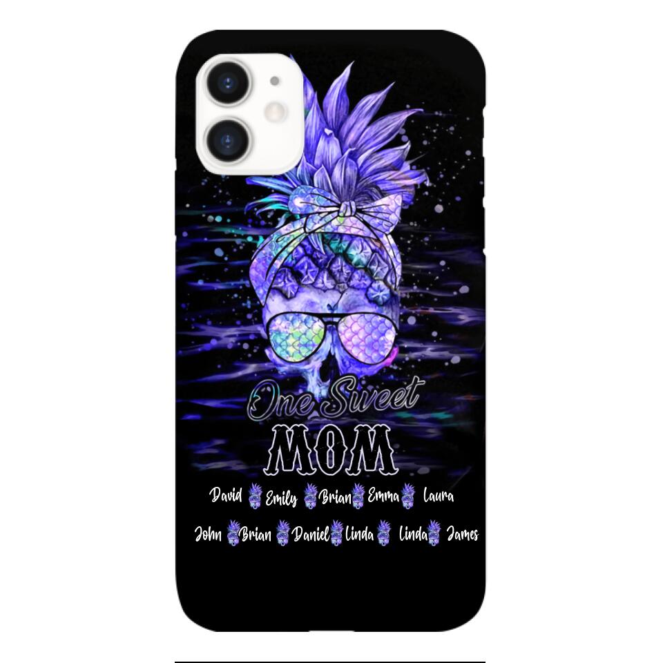 Personalized Mom Skull Phone Case Printed 3N 1504