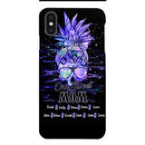 Personalized Mom Skull Phone Case Printed 3N 1504