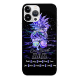 Personalized Mom Skull Phone Case Printed 3N 1504