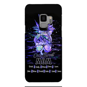 Personalized Mom Skull Phone Case Printed 3N 1504