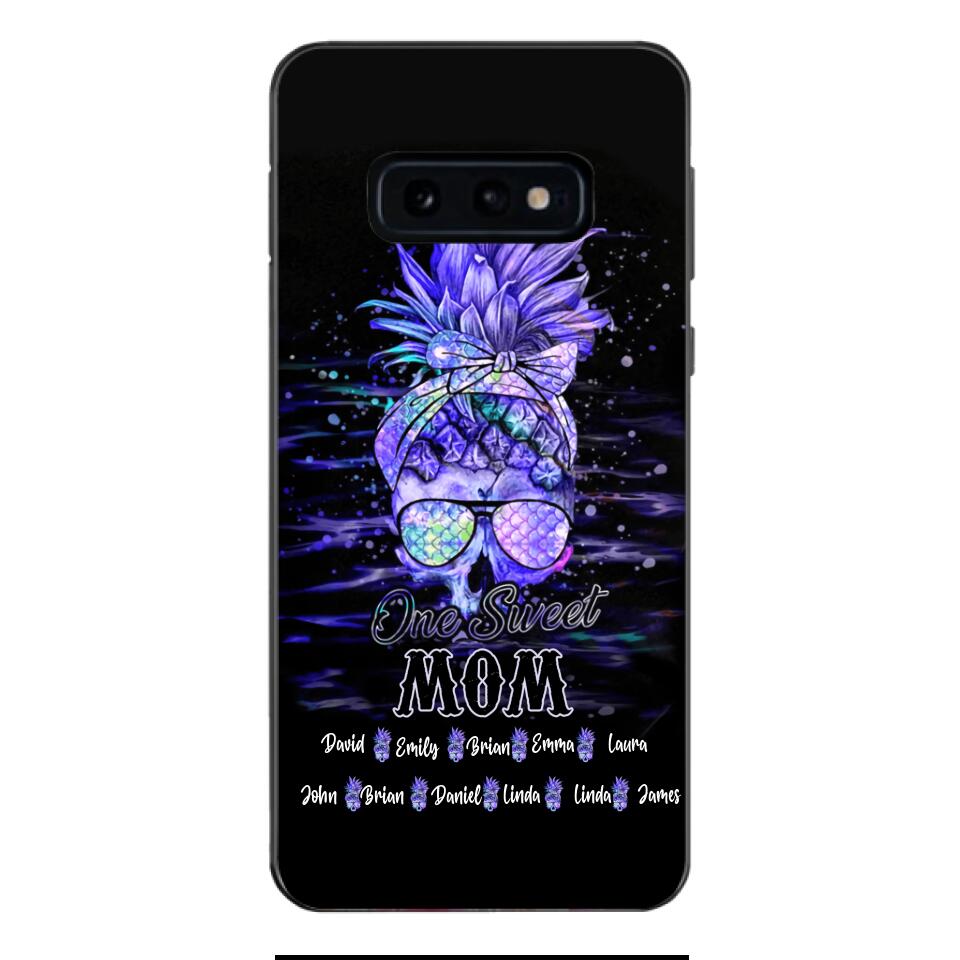 Personalized Mom Skull Phone Case Printed 3N 1504