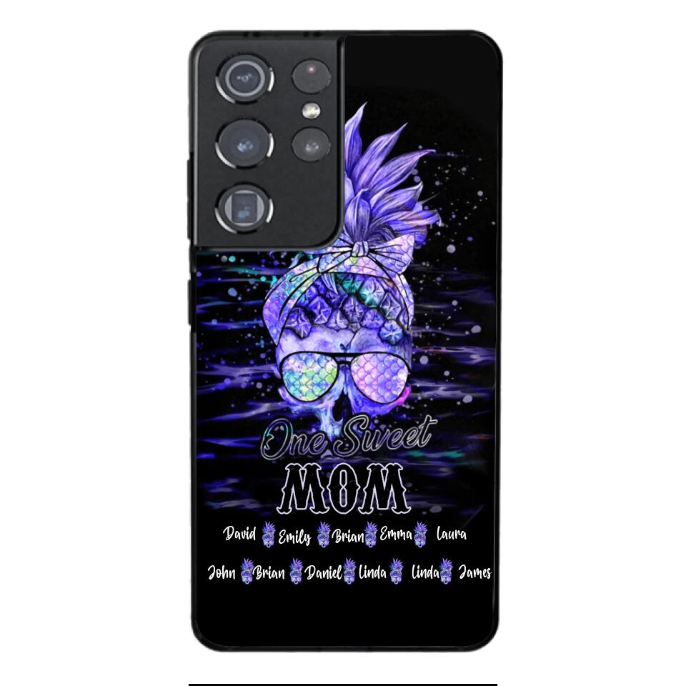 Personalized Mom Skull Phone Case Printed 3N 1504