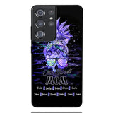 Personalized Mom Skull Phone Case Printed 3N 1504