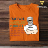 Personalized Grandpa Kid Spain Tshirt Printed 22APR-HC15