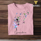 Personalized Grandma Bird Tshirt QTHC1604