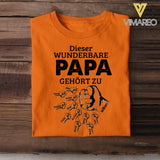 Personalized Dieser Wunderbare Papa Gehört zu Tshirt Printed 22APR-LN16