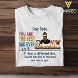 Personalized Dog Dad Tshirt Printed 22APR-HQ18