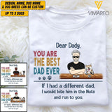 Personalized Dog Dad Tshirt Printed 22APR-HQ18