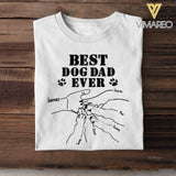 PERSONALIZED BEST DOG DAD EVER TSHIRT 3C 2004