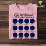 Personalized Grandma Kid Tshirt Printed 22APR-HC20