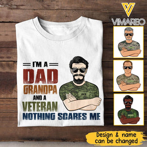 Personalized Dad Grandpa And A Canadian Veterans Tshirt Printed 22APR-LN20