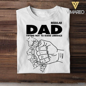 Personalized Regular Dad Tshirt Printed 3N 2104