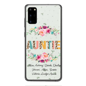 PERSONALIZED GRANDMA AUNTIE KID NAME PHONECASE QTHC2204