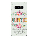 PERSONALIZED GRANDMA AUNTIE KID NAME PHONECASE QTHC2204