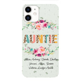 PERSONALIZED GRANDMA AUNTIE KID NAME PHONECASE QTHC2204