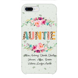 PERSONALIZED GRANDMA AUNTIE KID NAME PHONECASE QTHC2204