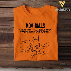 Personalized Mom Balls Tshirt Printed QTVQ2204