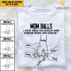 Personalized Mom Balls Tshirt Printed QTVQ2204