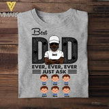 Personalized Best Dad Ever Tshirt Printed 22APR-HC22